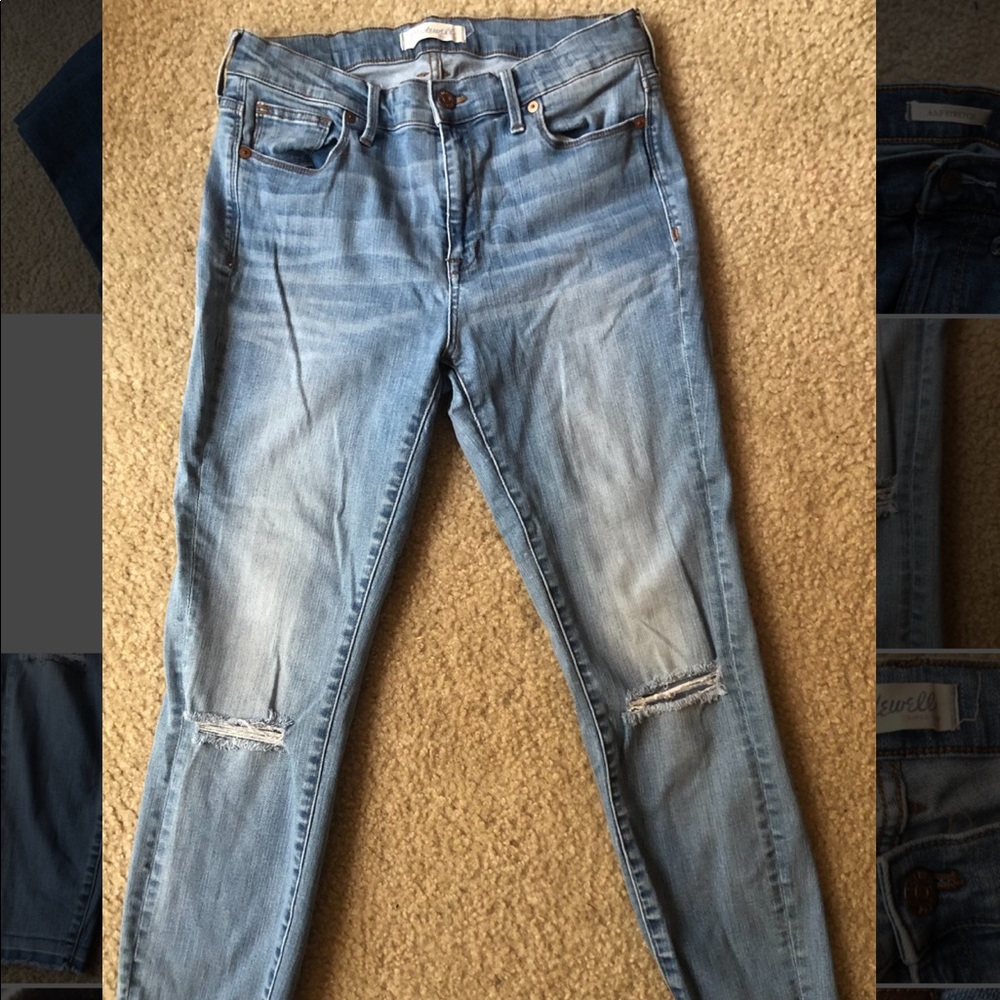 MADEWELL Womens High Riser Skinny Jeans